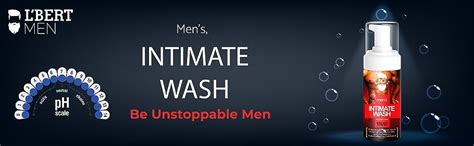 L'BERT Intimate Wash for Men, pH Balanced Hygiene Foam Wash for Odour ...