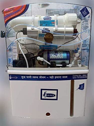 AD-TECK Water Flash 10 LITER RO + UV + UF + TDS Water Purifier (White ...