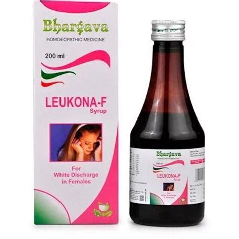 Bhargava Leukona F Syrup | Homeopathic Tonic for Leucorrhoea, Vaginal ...