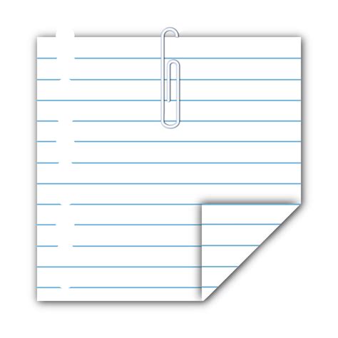White Note Paper Clip Note Paper with transparent background. 30776259 PNG