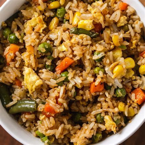 Steamed Rice With Vegetables
