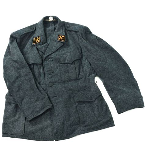 Military Surplus Wool Jacket Genuine Swiss army wool jacket - GoMilitar