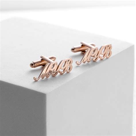 Personalized Initials Cufflinks – Artsy Store