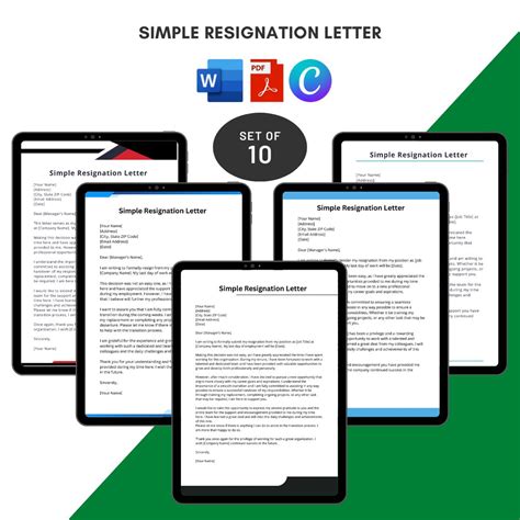 Image result for Simple Resignation Letter Sample