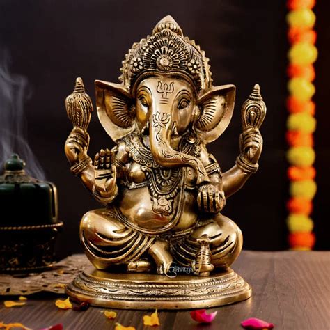 Ganesh Idol Symbolism: Trunk Direction, Mouse, and Modak Meaning – The ...