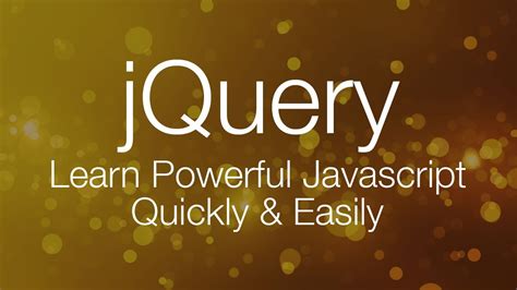 jQuery Tutorial #1 - jQuery Tutorial for Beginners