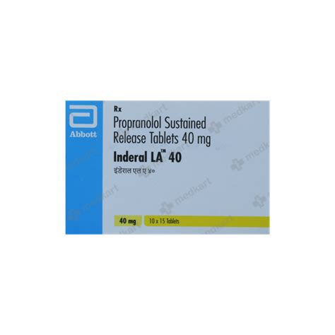 MIBETA SR 40MG TABLET 15'S, Price, Composition & Generic Alternatives ...