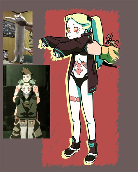 Rebecca from cyberpunk edgerunners as the long cat – Artofit