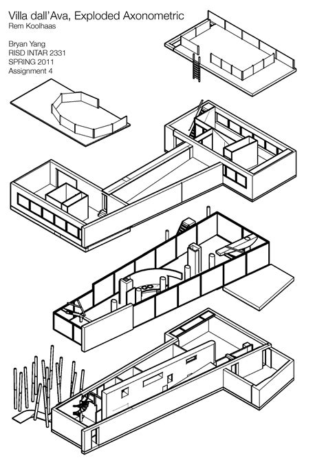 Rem koolhaas, Architecture drawing, Villa