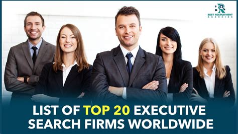 List of Top 20 Executive Search Firms Worldwide 2025 - G Recruiter