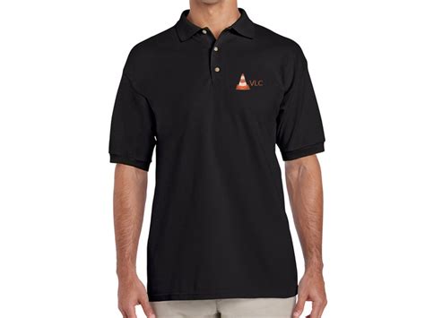 DRY&GO VLC Polo Shirt (black) - HELLOTUX