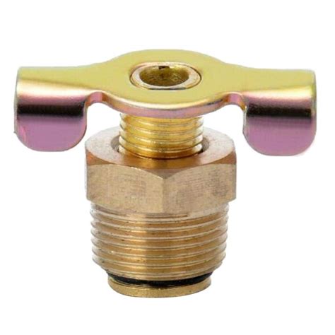 CALANDIS® 3/8 NPT Brass Air Compressor Tank Petcock Water Drain Valve ...