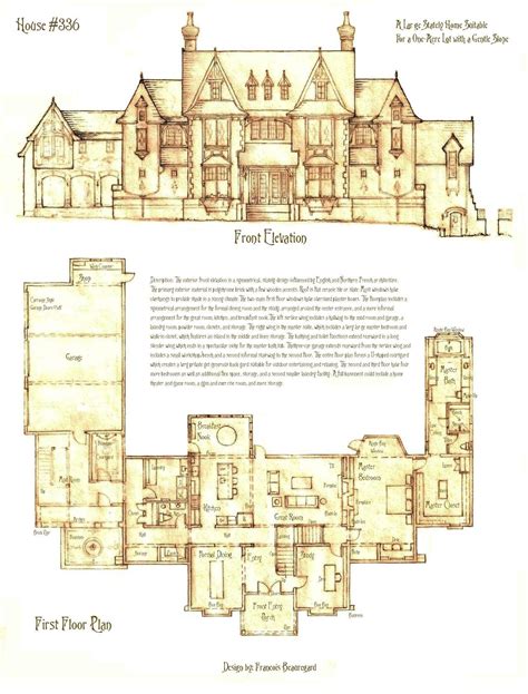 Vintage Victorian Mansion House Plans