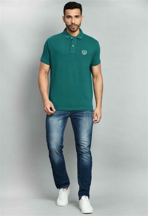Men's Plain B. Green Polo Collar T-Shirt – SQUIREHOOD