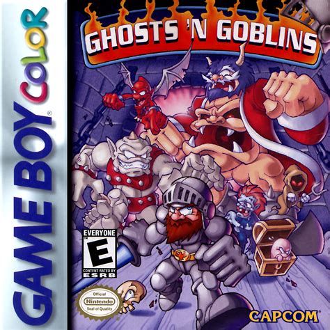 Ghosts'n Goblins Nintendo Game Boy Color | Retro gaming art, Retro ...
