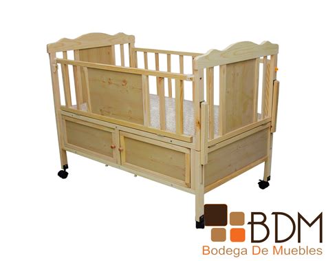Cuna de Madera para Bebé Ixtlán - Bodega de Muebles | Mueblería Online