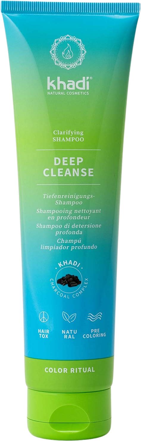 Khadi® DEEP CLEANSE Clarifying Shampoo, 150 ml - Ecco Verde Online Shop
