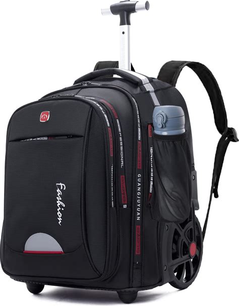 Amazon.com: MATEIN Rolling Backpack for Adults with Wheels, 17 Inch ...