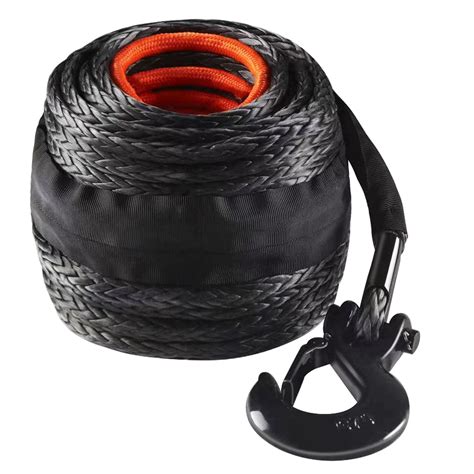 KFFKFF Synthetic Winch Rope Winch Line Cable 3/8" x 100' 26500 lbs for SUV Truck - Walmart.com