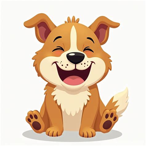 Cartoon Laughing Dog Colorful | Stable Diffusion Online