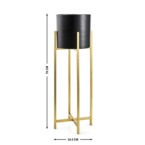 Buy Gardenia Rancher Plus Set of 3 Metal Floor Planters from Home ...