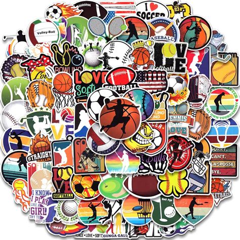 LANKEME Buy Sports Stickers Assortment - 100 PCS Online India | Ubuy