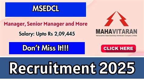 MAHADISCOM Recruitment 2025: Apply Online for 120 Manager, Senior ...