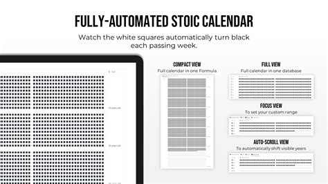 Stoic Calendar - Personal Template