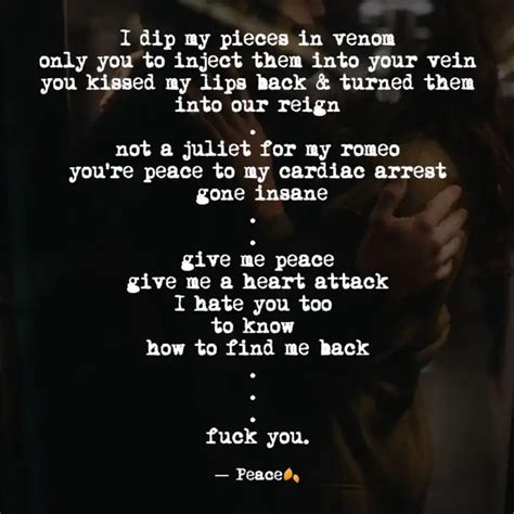 I dip my pieces in venom ... | Quotes & Writings by luciferin | YourQuote