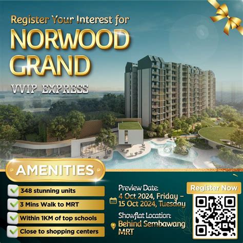 NORWOOD GRAND VVIP PREVIEW, Sembawang MRT Station, 8 October 2024 ...