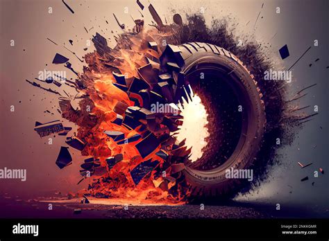 Image result for Man On Exploding Tire