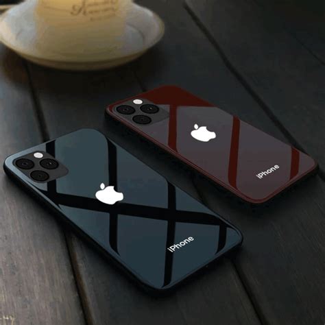 iPhone 11 Series LED Logo Glass Back Case – Luxury Concept