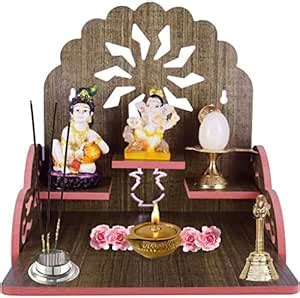 MUSHARAF Wooden Home Temple, Crafted Elegance for Your Spiritual Space ...