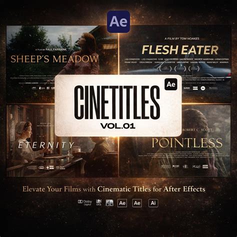 After Effects Cinematic Titles | Movie Film Template (digital Download ...
