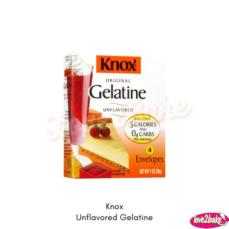 Knox Unflavored Gelatine – Love2Bake Philippines