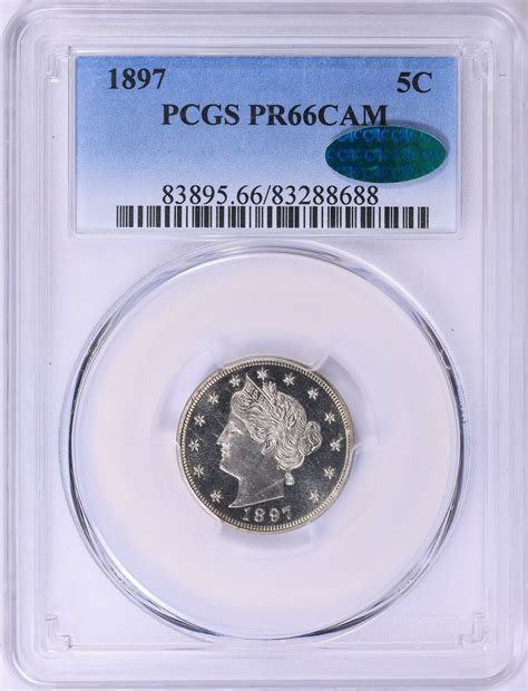1897 Liberty Nickel PCGS Proof-66 CAMEO (CAC Green) (Item 1874204 ...
