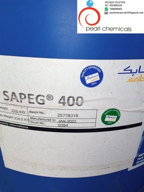 Poly Ethylene Glycol Supplier from Mumbai