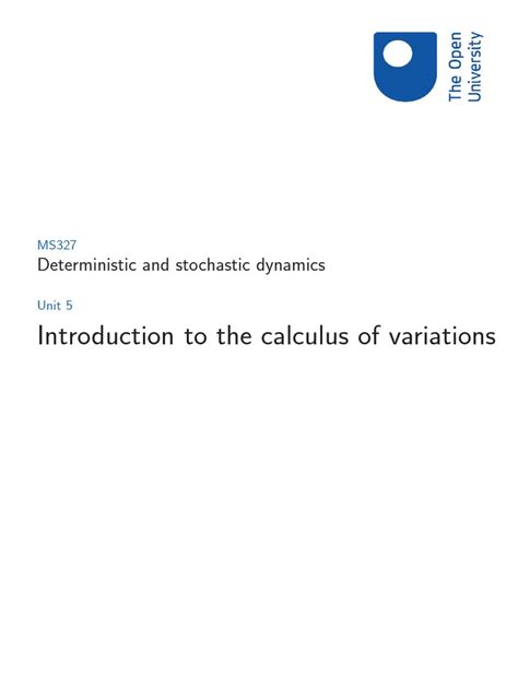 Image result for Calculus of Variations Introduction