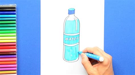 How To Draw A Water Bottle Step By Step Easy at Nancy Hansen blog