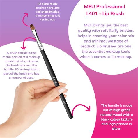 L401 - Professional Lip Brush (401) – MEU Cosmetics