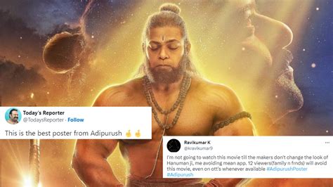 Another Day, Another Backlash; New Hanuman Poster From 'Adipurush ...