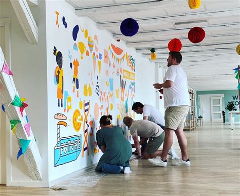 The 5 benefits of collaborative mural painting for teams