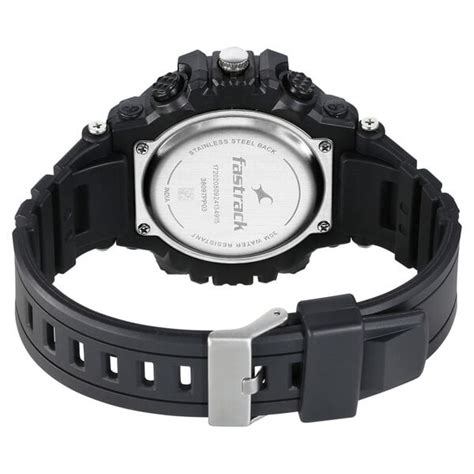 Buy Online Fastrack StreetStyle Quartz Digital Black And Green Dial ...
