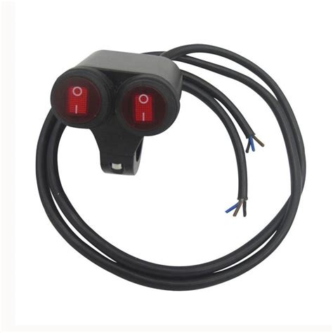 TRP Traders 12V Motorcycle Handlebar Switches with Backlight 7/8 ...