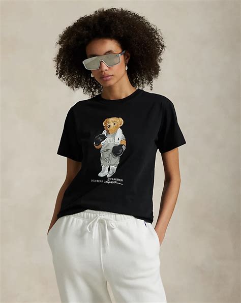 Polo Bear Cotton Jersey T-Shirt for Women | Ralph Lauren® IN