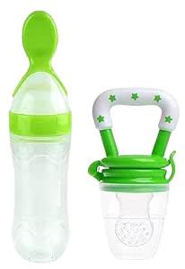 Urbani Babies Nibbler & Spoon Feeder Combo Set for 0-12 Months | Soft ...