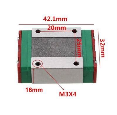MGN15C Ball Bearing Block - MGN15C Car Motorobit - Motorobit.com