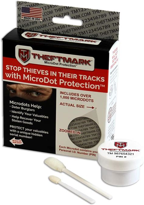 Buy TheftMark Microdots Anti-Theft System | Small Business & Home ...