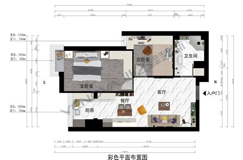 轻奢风格二居室71平米房子装修效果图-欧园小区-业之峰装饰北京分公司