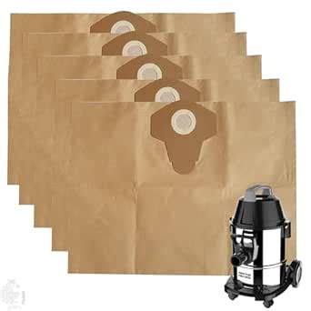 RODAK Paper Dust Bags Set of 5 - Compatible with American Micronic 21 L ...